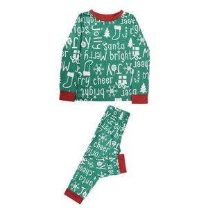 Carter’s NWT Christmas Green Family PJ’s Pajamas Boy Girl 12 months